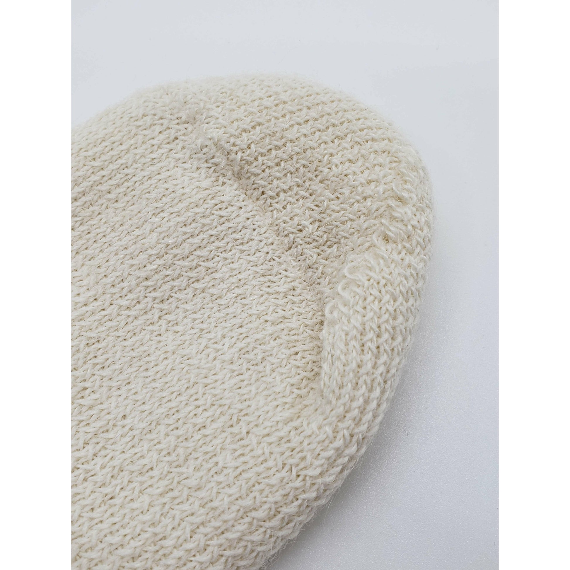 Canadian-made thermal mohair socks with invisible toe seam.